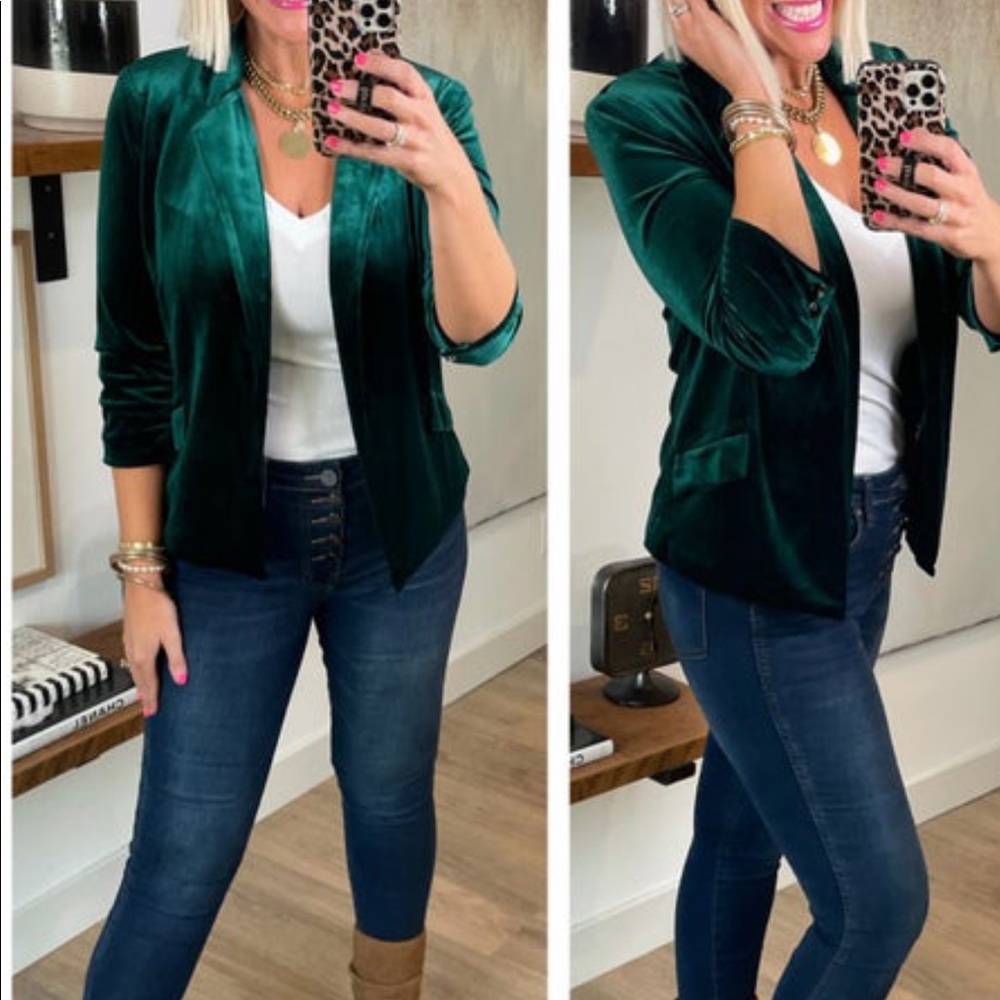 Velvet blazer